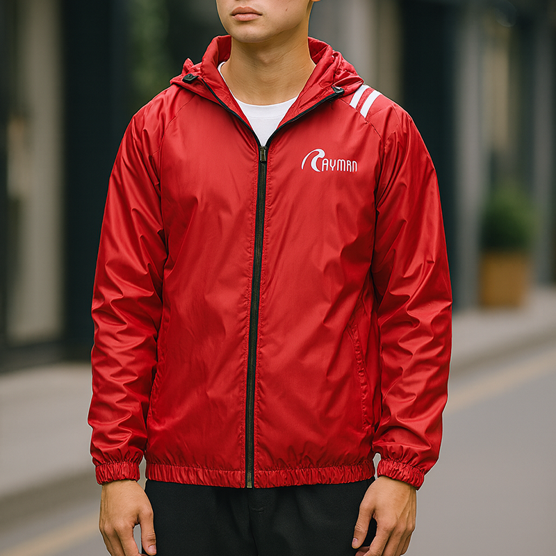 Kho sỉ áo Khoác Nam Dù 2 Lớp Có Nón Rayman Kho sỉ áo Khoác Nam Dù 2 Lớp Có Nón Rayman