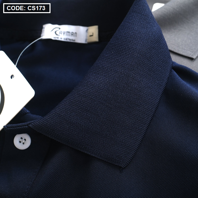 Mua sỉ áo Thun Sọc Nam Polo Thêu Chữ Rayman Cao Cấp (Có Size 3XL)