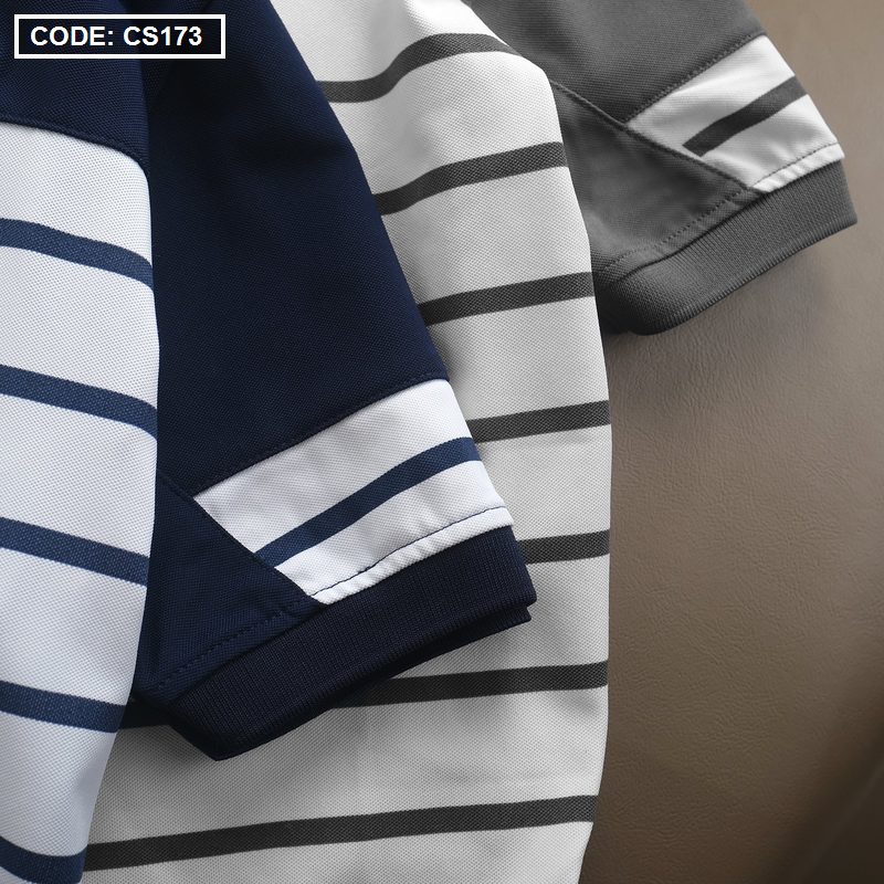 Mua sỉ áo Thun Sọc Nam Polo Thêu Chữ Rayman Cao Cấp (Có Size 3XL)