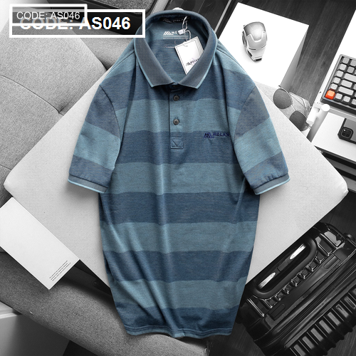 Áo Thun Polo Sọc Nam Tay Ngắn Áo Thun Polo Sọc Nam Tay Ngắn