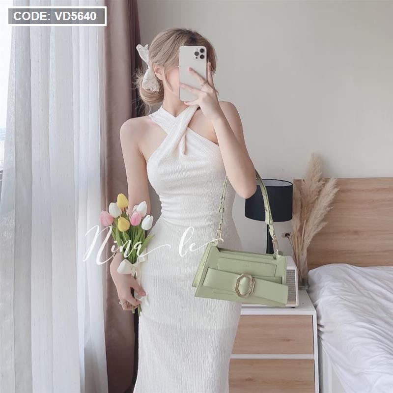 Váy trắng maxi 2 dây đi biển | Shopee Việt Nam