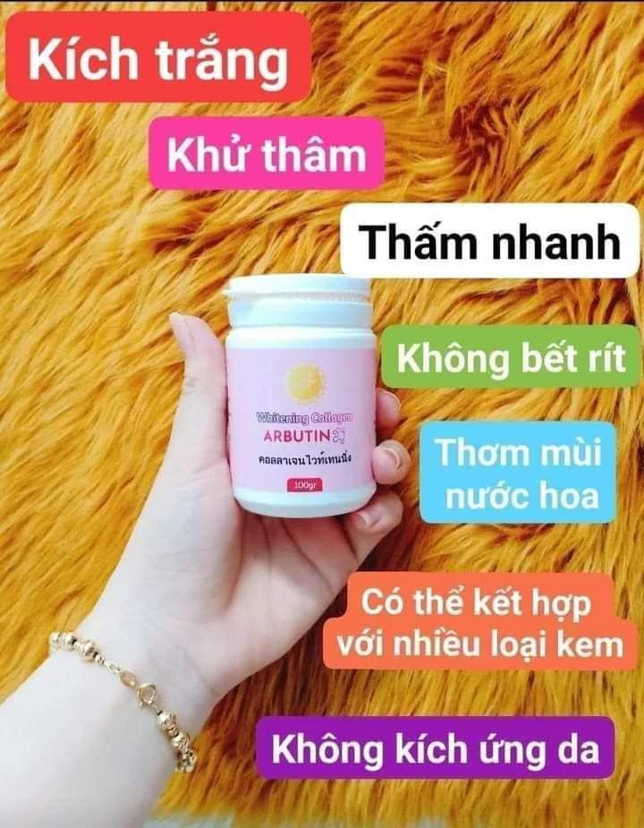 Giá sỉ kích Trắng Abutine 100g Màu Hồng Giá sỉ kích Trắng Abutine 100g Màu Hồng