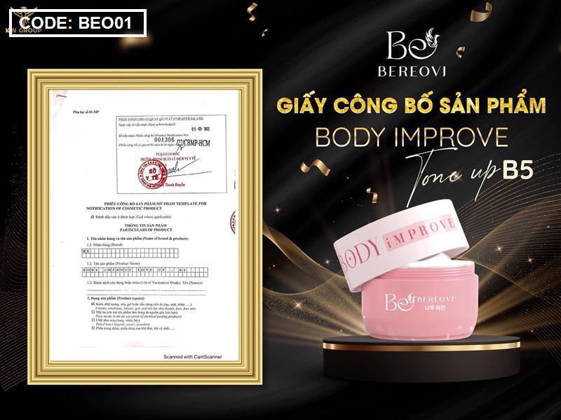 Giá sỉ kem Body Thu Thủy Improve Be Bereovi Giá sỉ kem Body Thu Thủy Improve Be Bereovi