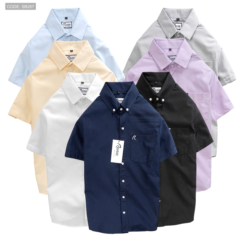 16875_16875-featured-anh-bia-so-mi-20251019224947_20251020000357-11.png Áo Sơ Mi Nam Oxford Tay Ngắn Có Túi Rayman Rurumen( Có size 3x) - SB267