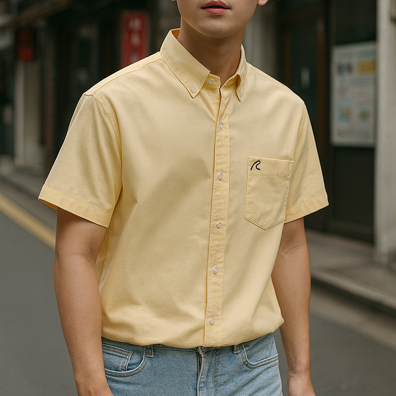 16875_chatgpt-image-14-50-18-20-thg-10-2025_20251020153817-5.png Áo Sơ Mi Nam Oxford Tay Ngắn Có Túi Rayman Rurumen( Có size 3x) - SB267