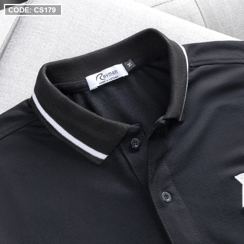 Áo Thun Nam Có Cổ Cá Sấu Đốm Thêu Logo (Có Size 3XL)