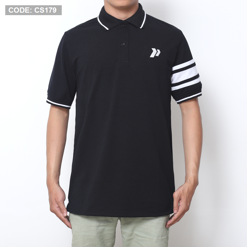 Áo Thun Nam Có Cổ Cá Sấu Đốm Thêu Logo (Có Size 3XL)