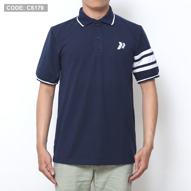 Áo Thun Nam Có Cổ Cá Sấu Đốm Thêu Logo (Có Size 3XL)