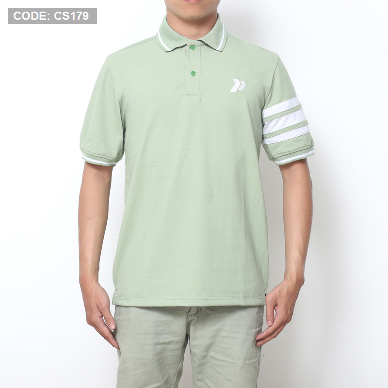 Áo Thun Nam Có Cổ Cá Sấu Đốm Thêu Logo (Có Size 3XL)