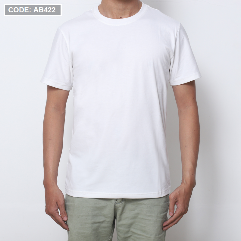 17568-img-3625-9.png Áo Thun Nam Cổ Tròn Tay Ngắn Màu Trơn Đơn Giản (Có Size 3XL) - AB422