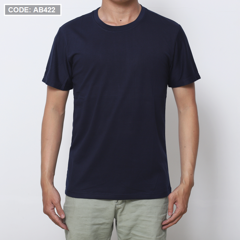 17568-img-3627-9.png Áo Thun Nam Cổ Tròn Tay Ngắn Màu Trơn Đơn Giản (Có Size 3XL) - AB422