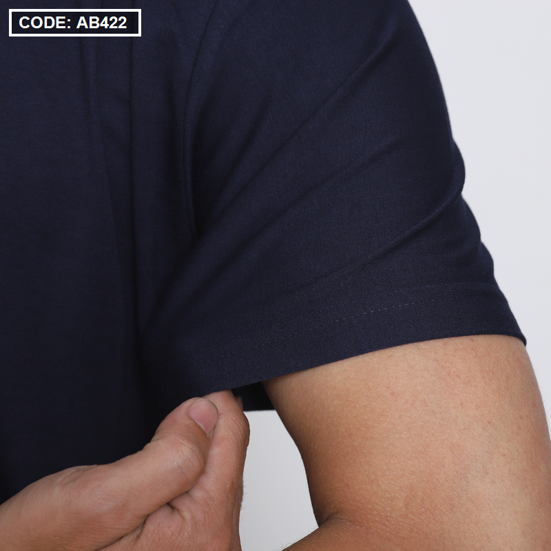 17568-img-3628-9.png Áo Thun Nam Cổ Tròn Tay Ngắn Màu Trơn Đơn Giản (Có Size 3XL) - AB422