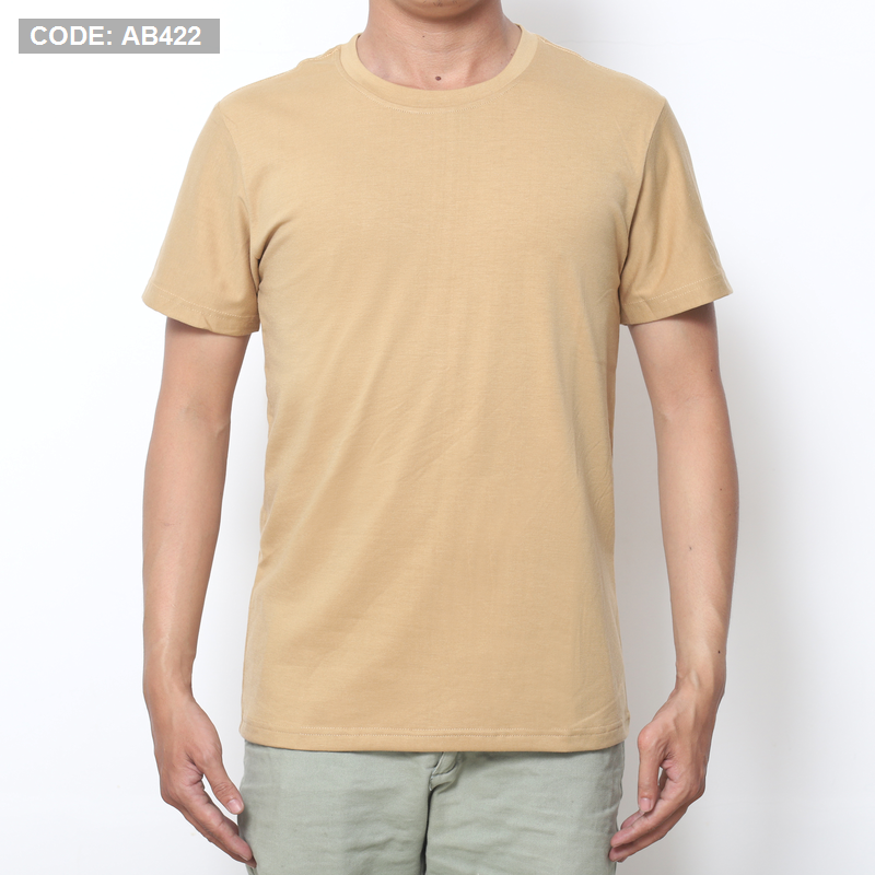 17568-img-3632-9.png Áo Thun Nam Cổ Tròn Tay Ngắn Màu Trơn Đơn Giản (Có Size 3XL) - AB422