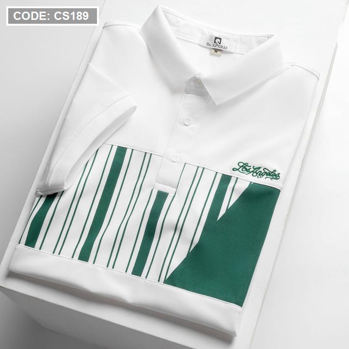 17569-z3700681293962-c58f5bc9b4dd14d40b3908bae80b7579-4.jpg Áo Thun Nam Có Cổ Phối Họa Tiết Sọc Ngang Cá Sấu Poly (Có Size 3XL) - CS189