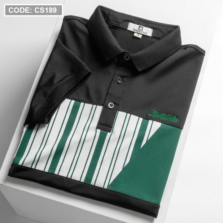 17569-z3700681318239-b6db4e56022a2e153aa39a4c8255f230-4.jpg Áo Thun Nam Có Cổ Phối Họa Tiết Sọc Ngang Cá Sấu Poly (Có Size 3XL) - CS189