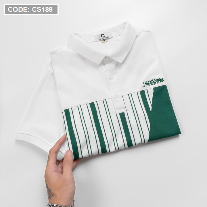 17569-z3700681363876-152f77f10441114e59db09f08b91f1bd-4.jpg Áo Thun Nam Có Cổ Phối Họa Tiết Sọc Ngang Cá Sấu Poly (Có Size 3XL) - CS189