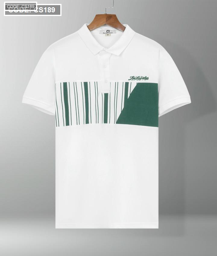 Áo Thun Nam Có Cổ Phối Họa Tiết Sọc Ngang Cá Sấu Poly (Có Size 3XL) Áo Thun Nam Có Cổ Phối Họa Tiết Sọc Ngang Cá Sấu Poly (Có Size 3XL)