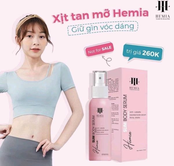 Kho sỉ kem Tan Mỡ Hemia Slim Body Spray Kho sỉ kem Tan Mỡ Hemia Slim Body Spray