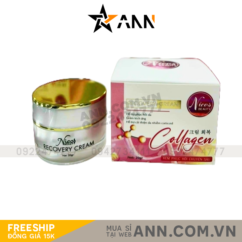 17909-0559445255-19a.png Kem Face Nicos Phục Hồi Chuyên Sâu Collagen - 8936177940356