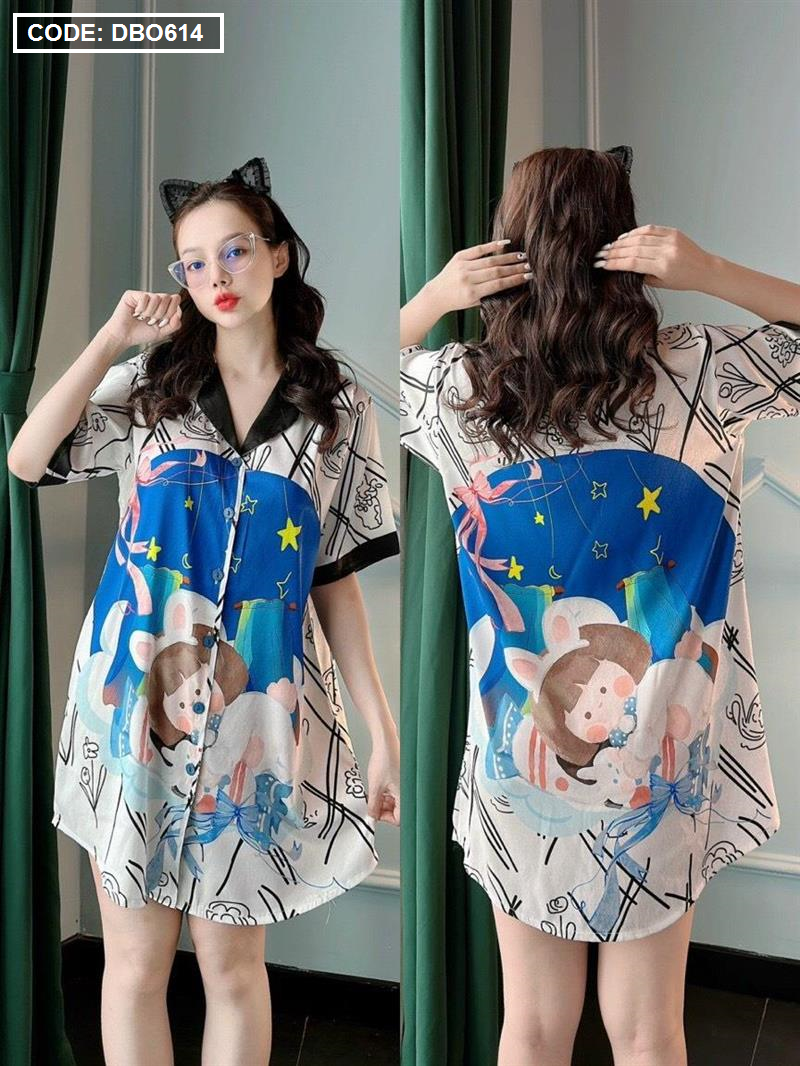 Váy Bầu tay Lỡ Dáng Pijama cổ điển S79 | Shopee Việt Nam