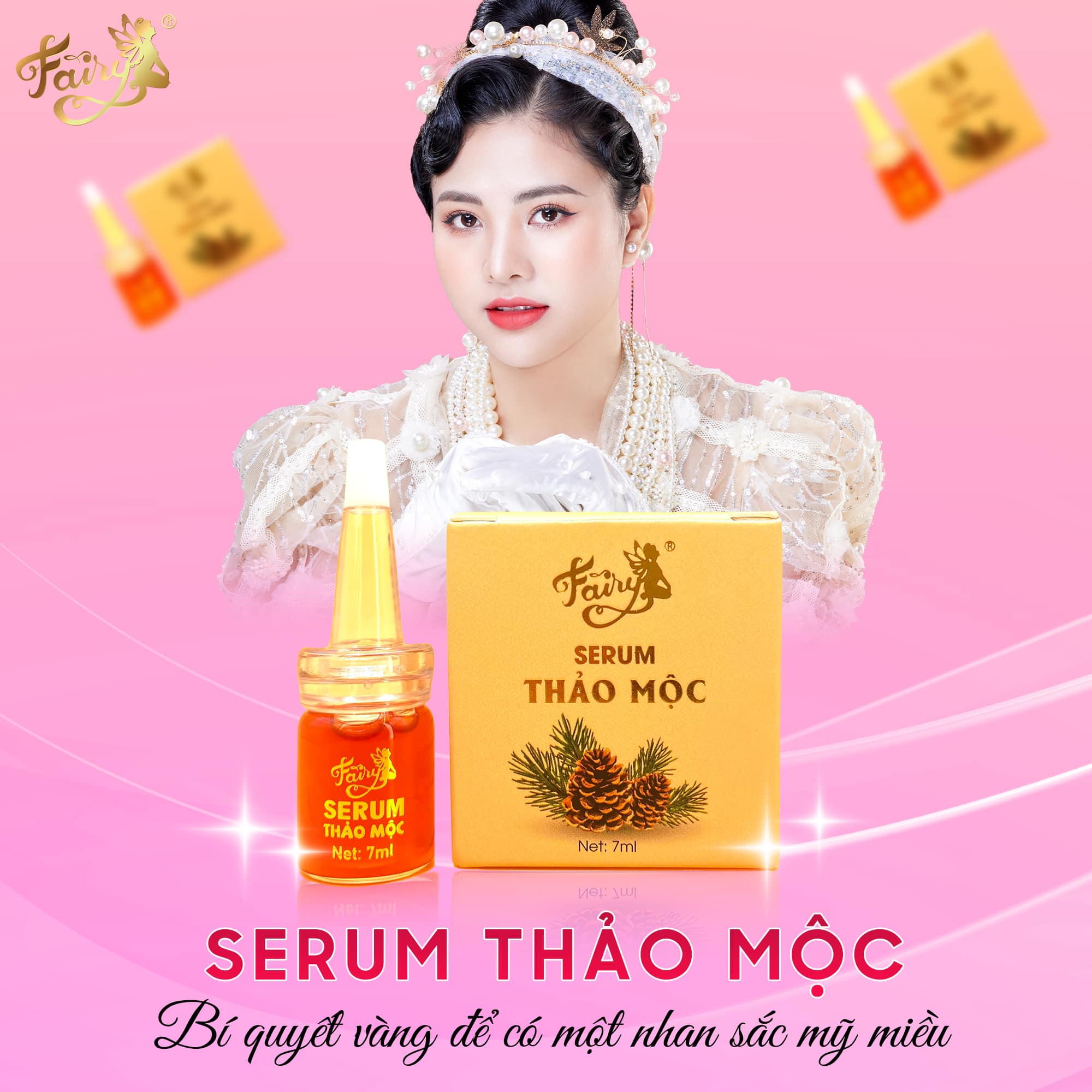 Nguồn sỉ serum Thảo Mộc Fairy Cosmetics Mini 7ml Dưỡng Trắng Căng Bóng Da Nguồn sỉ serum Thảo Mộc Fairy Cosmetics Mini 7ml Dưỡng Trắng Căng Bóng Da