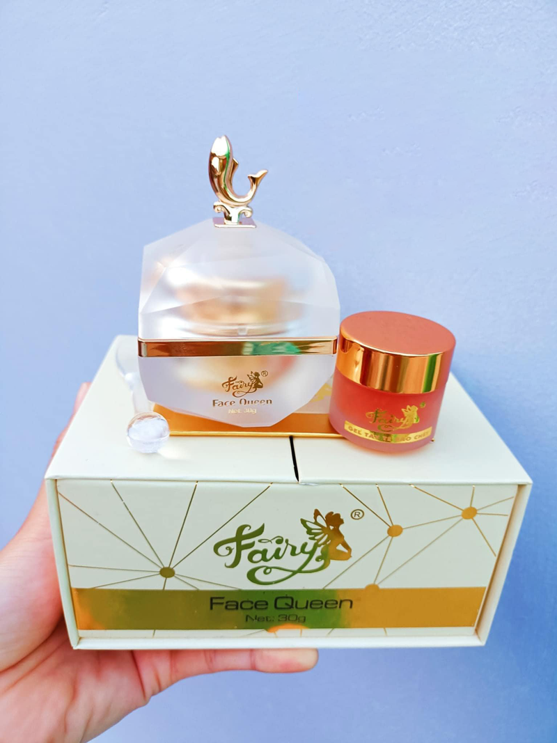 Kem Face Queen Fairy Cosmetics Super Vip Whitening Tặng Gel Tẩy Tế Bào Chết Kem Face Queen Fairy Cosmetics Super Vip Whitening Tặng Gel Tẩy Tế Bào Chết