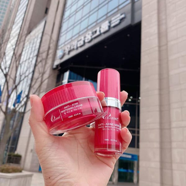 Kem Face Mụn Hàn Quốc Charme Anti Acne Whitening Cream Kem Face Mụn Hàn Quốc Charme Anti Acne Whitening Cream