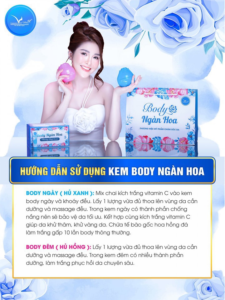 19352-342492811-245511711375589-1125618754441414028-n-2.jpg Kem Body Ngàn Hoa Vip White Phiên Bản Nâng Cấp Tặng Kích Trắng - 8938521762386