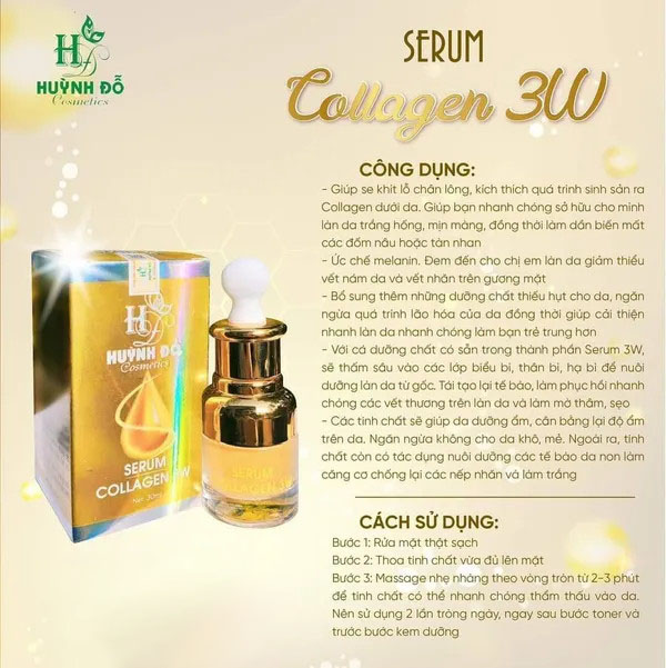 19477-z4341404281645-c43e90007d98990512fb83d627a0497d-3.jpg Serum Giảm Nám Collagen 3W Huỳnh Đỗ - 8938523197087