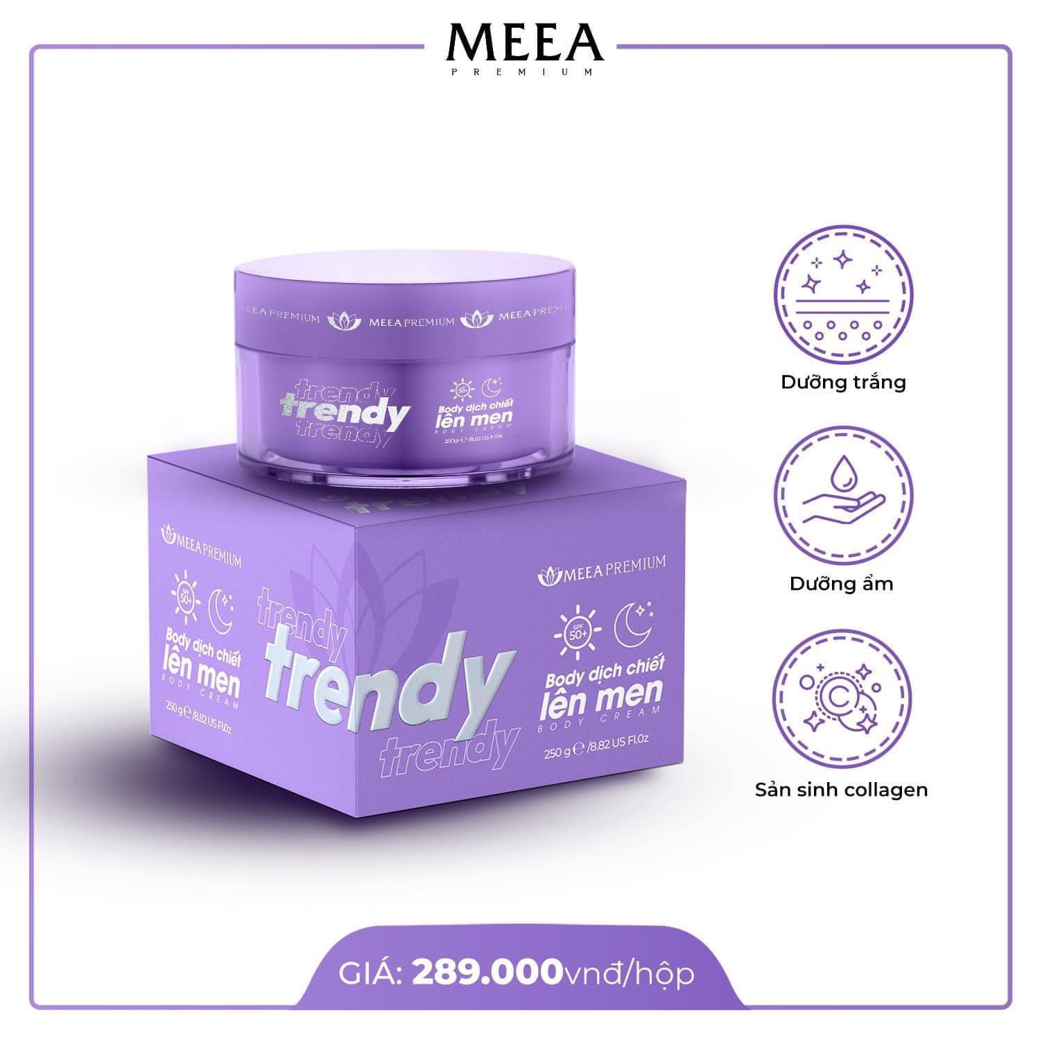 Kem Body Trendy Meea Origin Dịch Chiết Lên Men - Tặng 1 Gói Ủ Bơ Meea Kem Body Trendy Meea Origin Dịch Chiết Lên Men - Tặng 1 Gói Ủ Bơ Meea