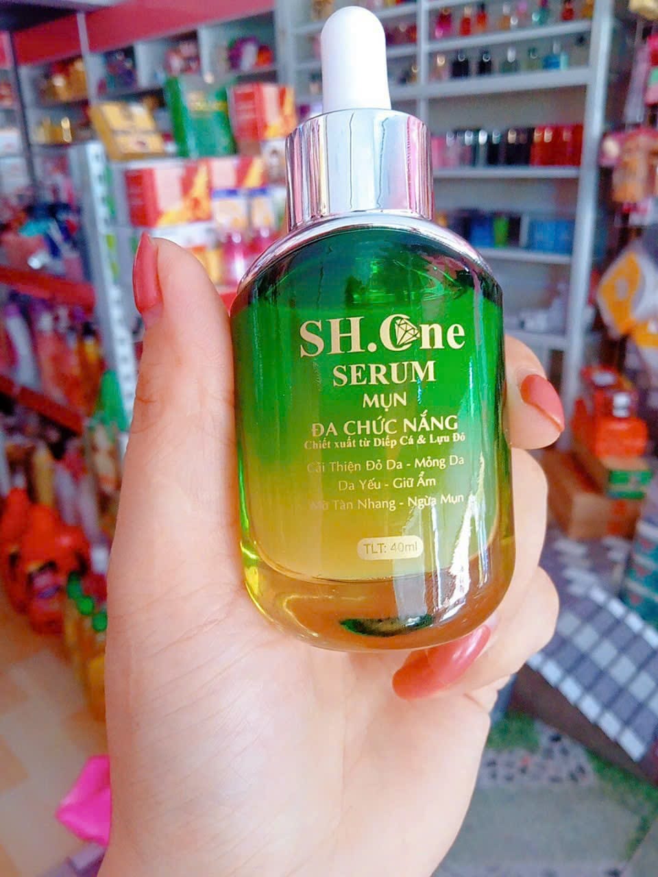 Shop sỉ serum Mụn Đa Chức Năng SH One Chiết Xuất Từ Rau Diếp Cá & Lựu Đỏ Shop sỉ serum Mụn Đa Chức Năng SH One Chiết Xuất Từ Rau Diếp Cá & Lựu Đỏ