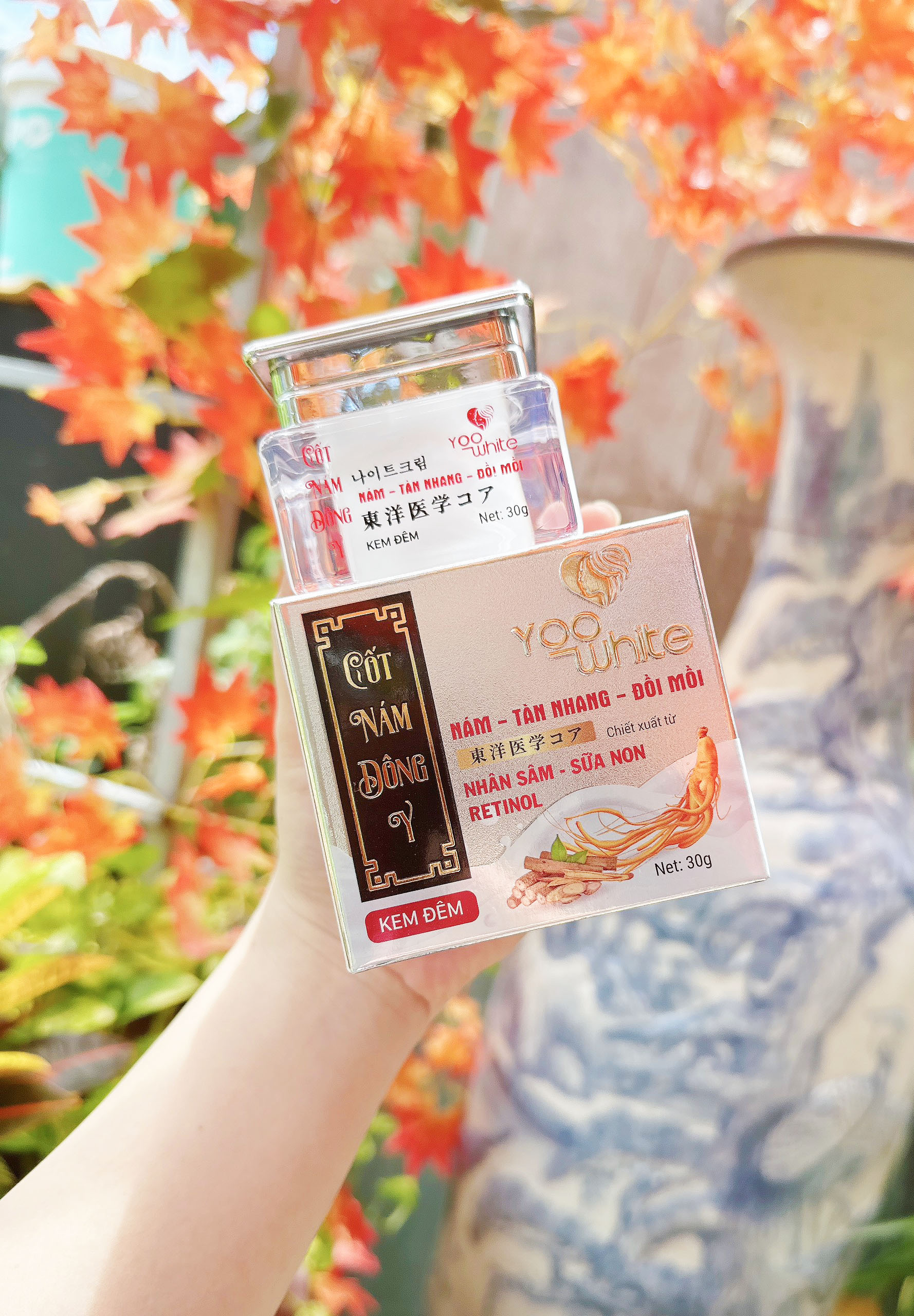 19964-z4442872807110-d9bfac8e6e6b6c695ece1a6bb0cb252c-1.jpg Kem Face Cốt Nám Đông Y Yoo White - COTNAMYW