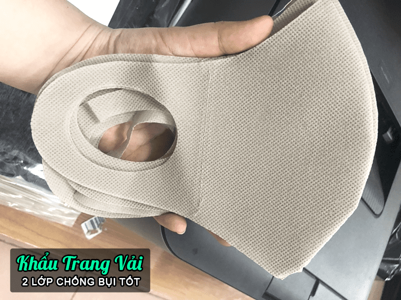 Xưởng sỉ khẩu trang vải thun, vải không dệt 3 lớp chất lượng tốt - Hàng đẹp sản xuất tại Việt Nam
