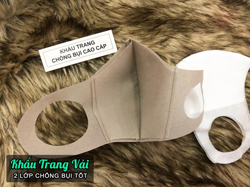 Xưởng sỉ khẩu trang vải thun, vải không dệt 3 lớp chất lượng tốt - Hàng đẹp sản xuất tại Việt Nam