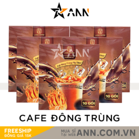 Combo 5 Hộp Cà Phê Đông Trùng Hạ Thảo Laura Coffee Nhật Kim Anh - 8936206550013