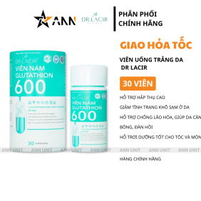 Viên Uống Trắng Da Lacir Glutathione Plus Dr Lacir - 8938528007770
