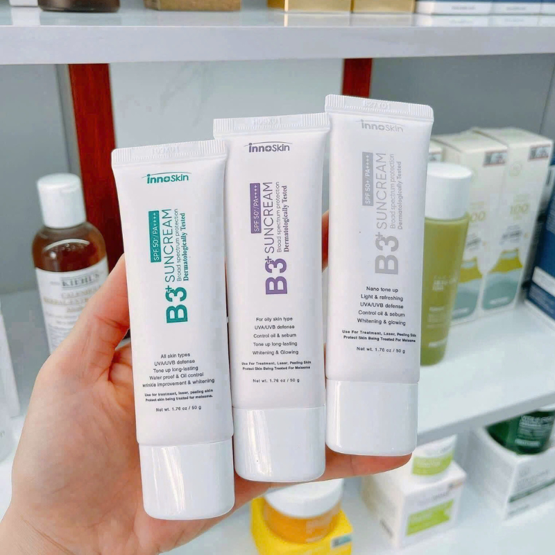 21360_2_20251113143352.png Kem Chống Nắng B3 InnoSkin Màu Xanh Cho Da Khô - 8809315252461