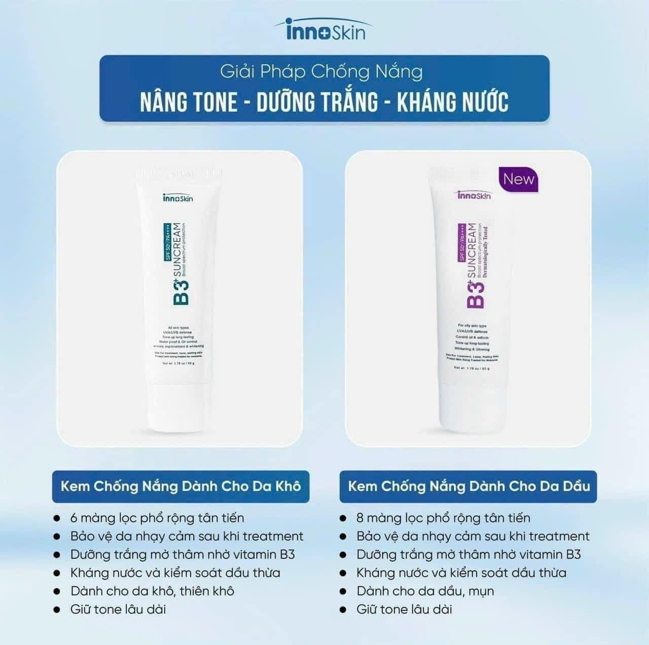 21372-380695799-617263867230540-5852729441976107360-n-1.jpg Kem Chống Nắng B3 InnoSkin Màu Tím Cho Da Dầu - 8809315252522