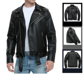 Áo Khoác Da Nam Biker Lót Dù Cao Cấp (Có size to 3x) - AK078