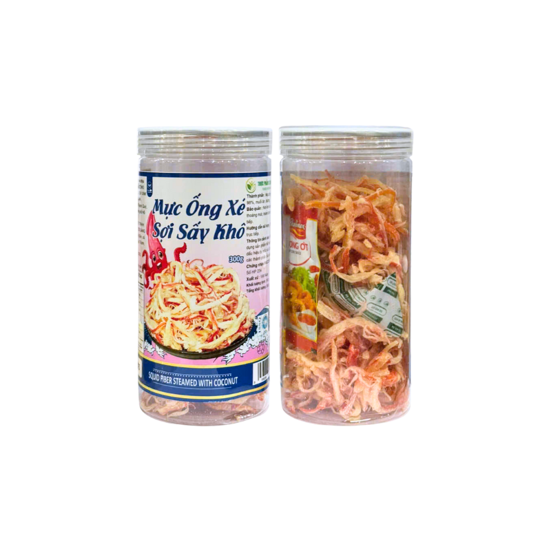 Mực ống Xé Sợi Sấy Khô 300g Mực ống Xé Sợi Sấy Khô 300g