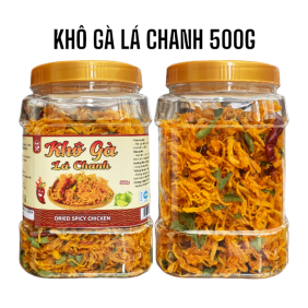 Khô Gà Lá Chanh Loại Ngon 500g hộp - 8936208932480