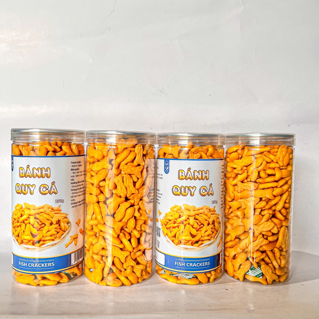 Bánh Quy Cá Vị Bơ Sữa Thơm Ngon 250g Bánh Quy Cá Vị Bơ Sữa Thơm Ngon 250g