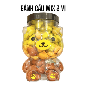 Bánh Gấu Mix 3 Vị Thơm Ngon 500g - BGM