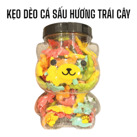 Kẹo Dẻo Cá Sấu Vị Trái Cây Thơm Ngon 500g - KDCS