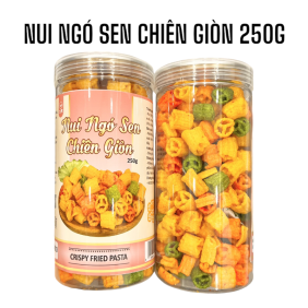 Nui Ngó Sen Chiên Giòn Thơm Ngon 250g Hộp - NNSCG