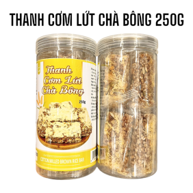 Thanh Cơm Gạo Lứt Chà Bông Thơm Ngon 250g Hộp - TCGLCB