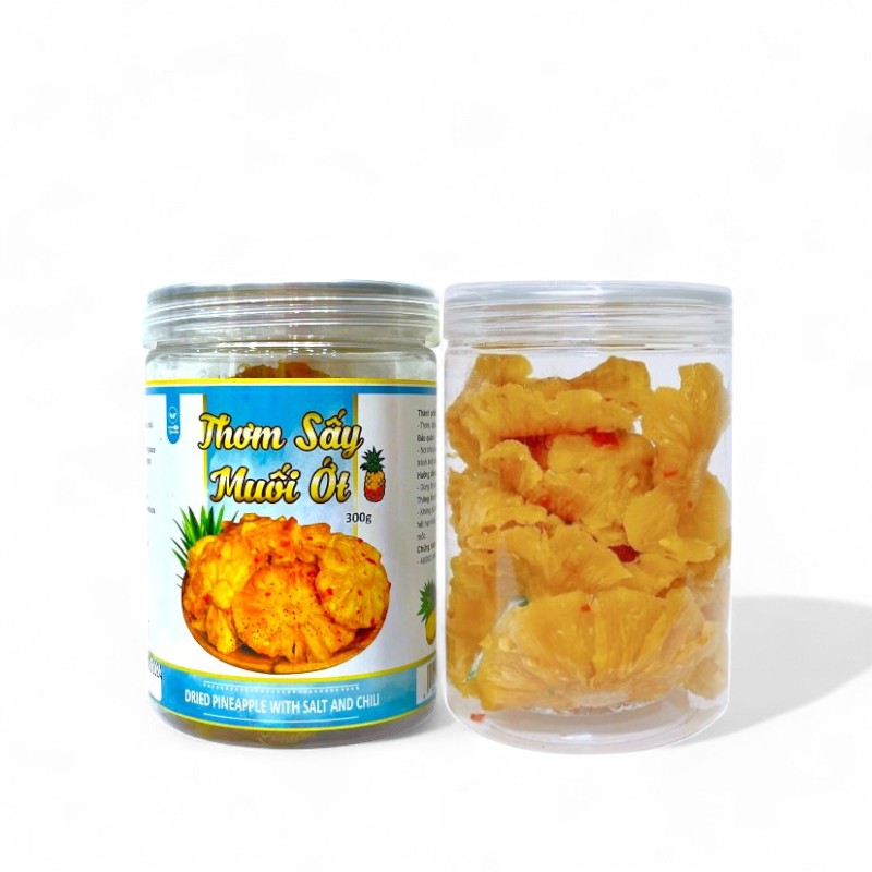Thơm Sấy Muối Ớt Thơm Ngon 300g Thơm Sấy Muối Ớt Thơm Ngon 300g