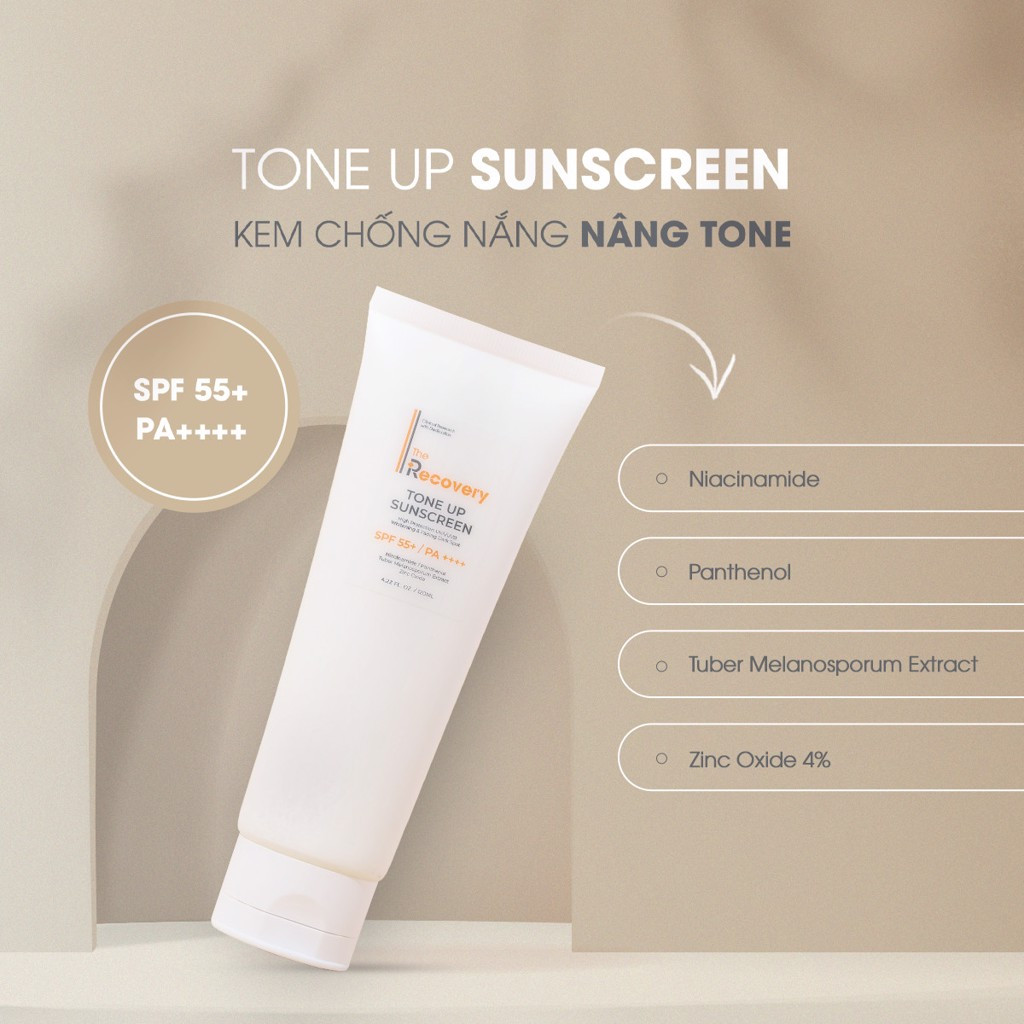 Kem Chống Nắng Nâng Tone The Recovery Kem Chống Nắng Nâng Tone The Recovery