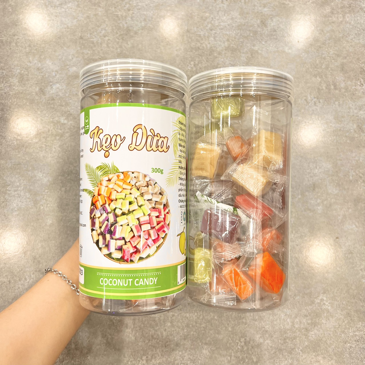 Kẹo Dừa Mix 9 Vị Thơm Ngon 300g Kẹo Dừa Mix 9 Vị Thơm Ngon 300g