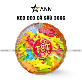 Hộp Quà Tết Kẹo Dẻo Cá Sấu 300g - Hộp Sun Khía Hộp Quà Tết 2026 - 8936208933852